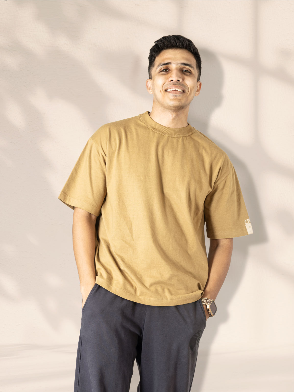 UNISEX-DROP-SHOULDER-TEE-yellow-aa