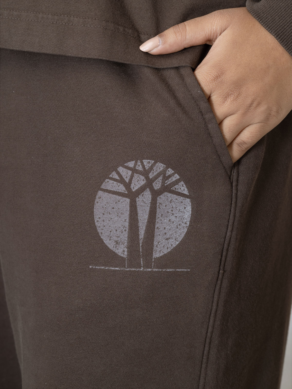 Travel pants mocha brown dd